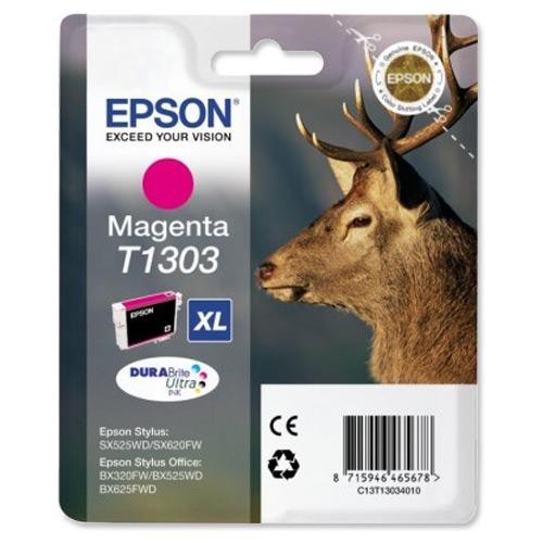 Cartucho ink-jet epson stylus office b42wd/bx525wd/bx535wd, t1303 magenta