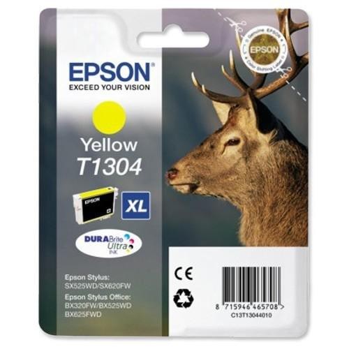 Cartucho ink-jet epson stylus office b42wd/bx525wd/bx535wd, t1304 amarillo