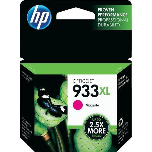 Cartucho ink-jet hewlett packard officejet 6100 e-printer/6600 e-aio/6700 premium, 933xl magenta