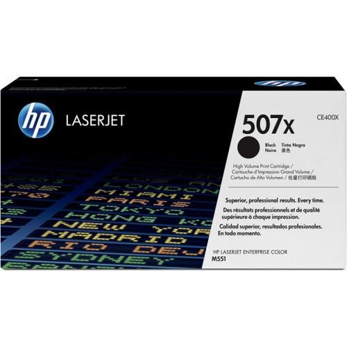 Toner laser hewlett packard color laserjet pro 500 color m570dn/m570dw, 507x negro