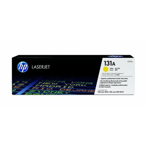 Toner laser hewlett packard laserjet pro 200 color m251n/m251nw/m276n, 131a amarillo