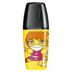 Marcador fluorescente stabilo boss mini heroes, amarillo