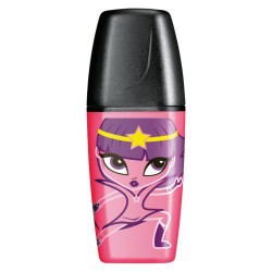 Marcador fluorescente stabilo boss mini heroes, rosa