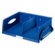 Bandeja portadocumentos leitz sorty standard, acceso apaisado con 1 separador, azul