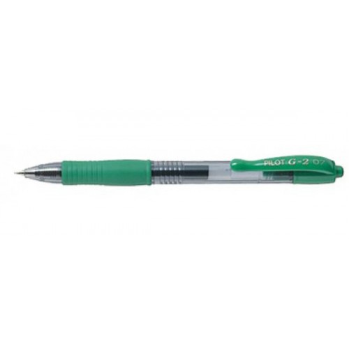Roller gel retráctil pilot g-2, verde