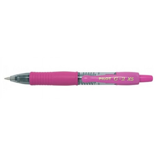 Roller gel retráctil pilot g-2 xs pixie, rosa