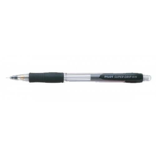 Portaminas pilot h-185 super grip 0,5 mm. negro