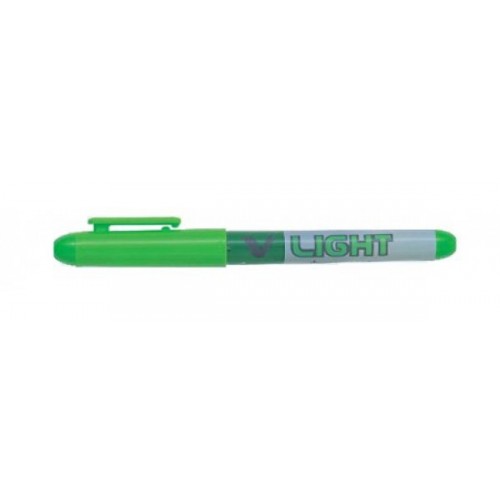 Marcador fluorescente pilot v liquid light, verde