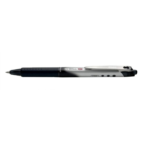 Roller tinta líquida retráctil pilot v-ball 07 rt, negro