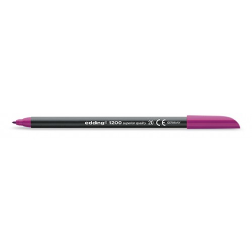Rotulador punta de fibra edding 1200, magenta