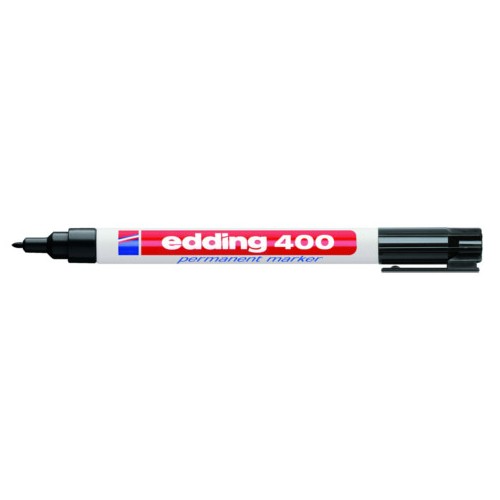 Marcador permanente edding 400, negro