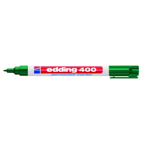 Marcador permanente edding 400, verde
