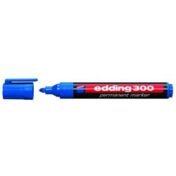 Marcador permanente edding 300, azul