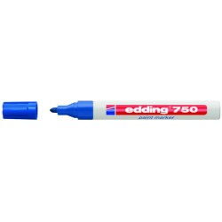 Marcador de tinta opaca permanente edding 750 azul
