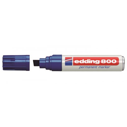 Marcador permanente edding 800, azul