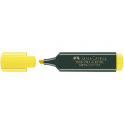 Marcador fluorescente faber-castell textliner 48, amarillo