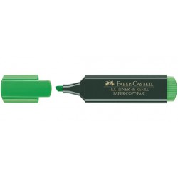 Marcador fluorescente faber-castell textliner 48, verde