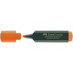 Marcador fluorescente faber-castell textliner 48, naranja