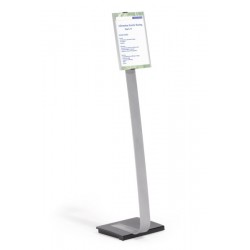 Expositor de pie durable info sign stand din a4, plata