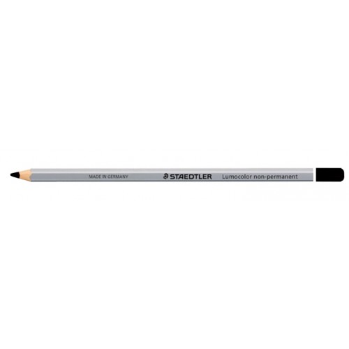 Lápiz staedtler lumocolor non-permanent omnichrom 108, negro, caja de 12 uds.