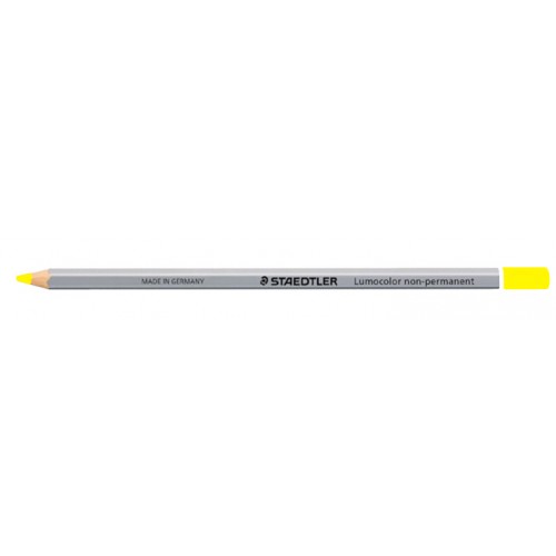 Lápiz staedtler lumocolor non-permanent omnichrom 108, amarillo, caja de 12 uds.