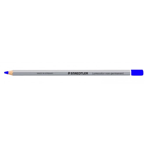 Lápiz staedtler lumocolor non-permanent omnichrom 108, azul, caja de 12 uds.