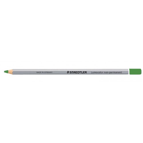 Lápiz staedtler lumocolor non-permanent omnichrom 108, verde, caja de 12 uds.