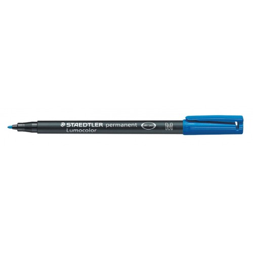 Rotulador permanente staedtler lumocolor 317 m 1,0 mm. azul