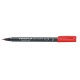 Rotulador permanente staedtler lumocolor 313 s 0,4 mm. rojo