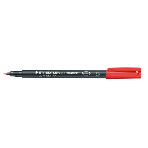 Rotulador permanente staedtler lumocolor 313 s 0,4 mm. rojo