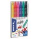Rotulador borrable pilot frixion colors en colores surtidos, estuche de 6 uds.