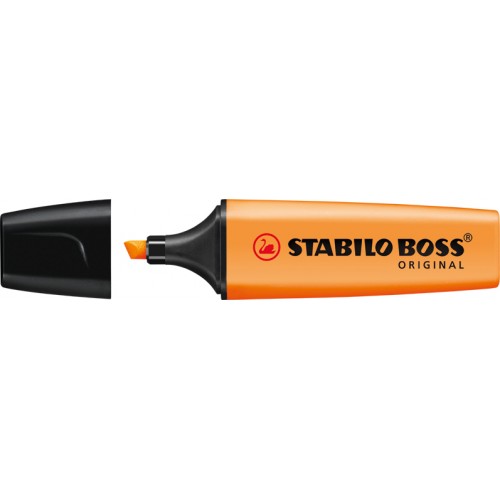 Marcador fluorescente stabilo boss original, naranja