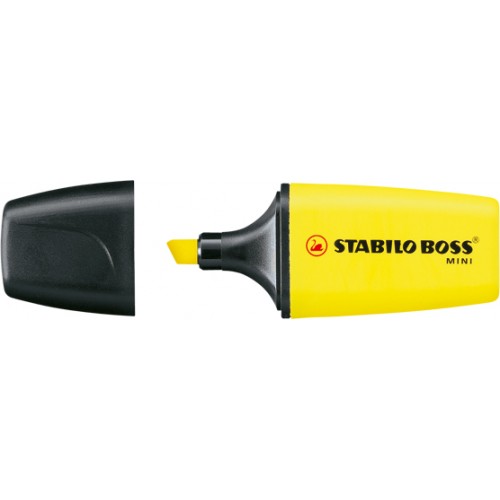 Marcador fluorescente stabilo boss mini, amarillo