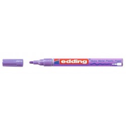Marcador de tinta opaca permanente edding 751 metálico, violeta