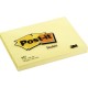 Bloc de notas adhesivas 3m post-it 657, 76x102 mm. canary yellow