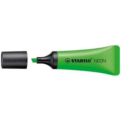 Marcador fluorescente stabilo neon, verde