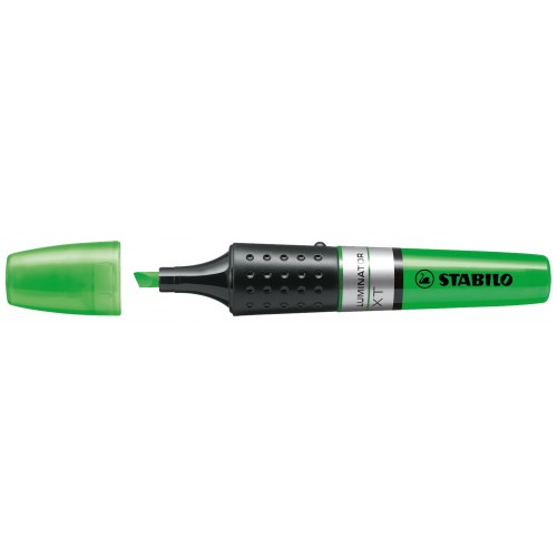 Marcador fluorescente stabilo luminator, verde