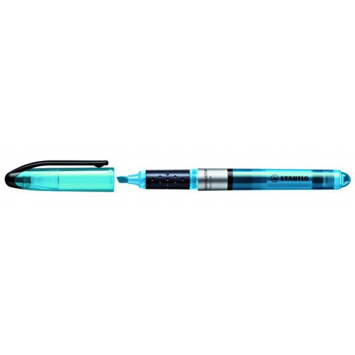 Marcador fluorescente stabilo navigator, azul