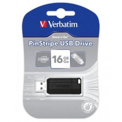 PEN DRIVE VERBATIM PINSTRIPE USB 2.0 8 GB.