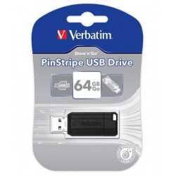 PEN DRIVE VERBATIM PINSTRIPE USB 2.0 8 GB.