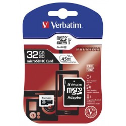 Tarjeta de memoria verbatim micro sdhc/sdxc (Micro Secure Digital High-Capacity) clase 10 de 8 gb.