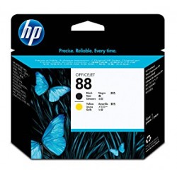 Cabezal ink-jet hewlett packard officejet pro series K 5300/5400 nº 88 negro/amarillo.