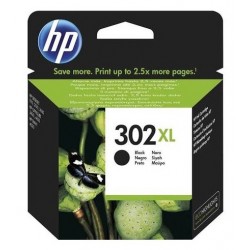 Cartucho ink-jet hewlett packard deskjet 3630/3830 nº302xl negro.