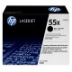 Toner laser hewlett packard laserjet enterprise 500 mfp m525dn/500 mfp m525dw, 55x negro