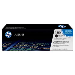 Toner laser hewlett packard color laserjet cm1300 series/cm 1312 cb mfp, 125a negro