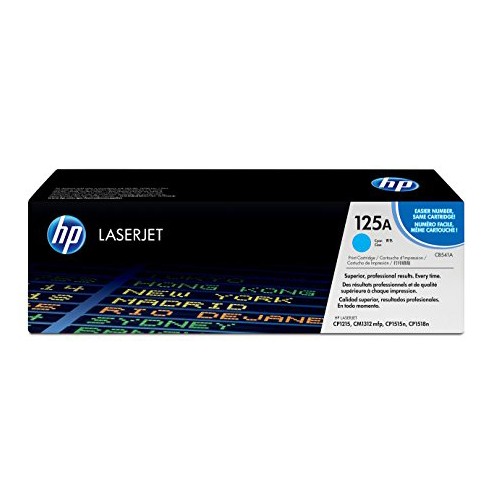 Toner laser hewlett packard color laserjet cm1300 series/cm 1312 cb mfp, 125a cyan
