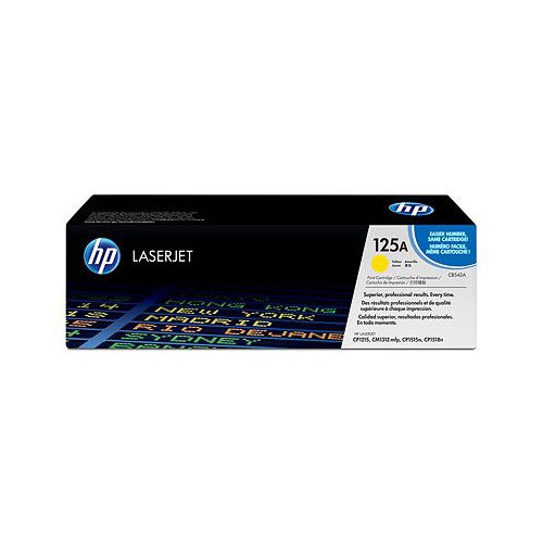 Toner laser hewlett packard color laserjet cm1300 series/cm 1312 cb mfp, 125a amarillo