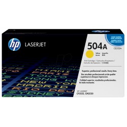 Toner laser hewlett packard color laserjet cm3500 series/cm3530fs mfp, 504a amarillo