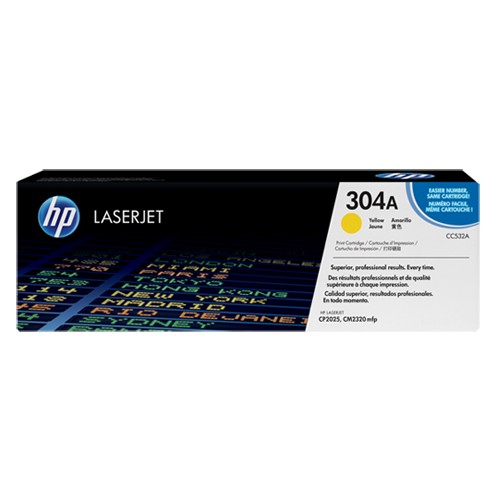 Toner laser hewlett packard laserjet color cp2025/cm2320 amarillo.