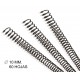 Espiral metálica gbc, Ø 10 mm. negro, caja de 100 uds.